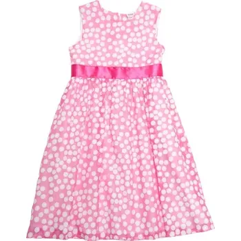Oblečení a móda Dívčí puntíkaté šaty růžovobílé Topo velikost 134 (17936-873)