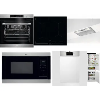 Set domácích spotřebičů AEG BSK792380M + AEG Mastery Bridge IKE64441IB + AEG DGB3523S + AEG Mastery MSB2547D-M + AEG Mastery MaxiFlex FEE73517PM + AEG TSC6M181ES