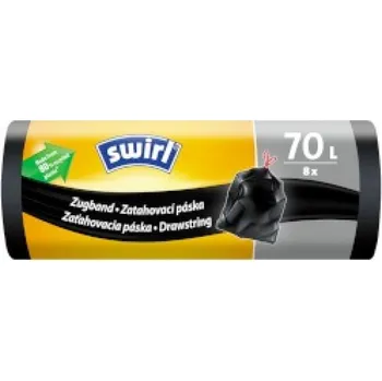 Pytle na odpadky Swirl Zatahovací pytle na odpad 70L/8ks (100% Recircular)