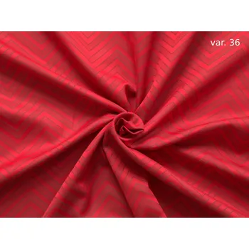 HEDVA ČESKÝ BROKÁT Luxusní brokát 160 51308 CHEVRON červená | 36