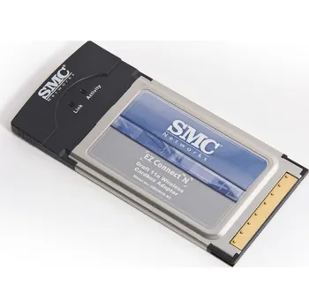 Síťový prvek PCMCIA Sítová karta SMC SMCWCB-N2 EZ Connect N Pro Draft 802.11n 2,4GHz 300Mbps Wifi