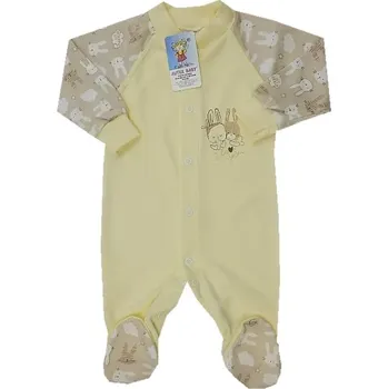 Kojenecký overall Overal na spaní žlutý dva zajíčci velikost 80