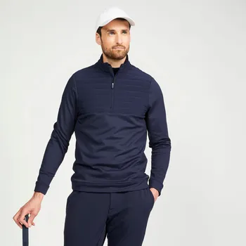 Pánská mikina INESIS Pánská golfová mikina CW500 M MODRÁ