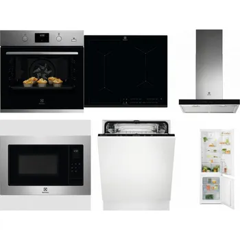 Set domácích spotřebičů ELECTROLUX KODGH70TX + ELECTROLUX EIV634 + ELECTROLUX LFT766X + ELECTROLUX EMS4253TEX + ELECTROLUX EEA27200L + ELECTROLUX LND5FE18S
