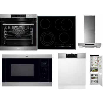 Set domácích spotřebičů AEG BSK792380M + AEG Mastery DirectTouch HK654070FB + AEG Mastery DBB5660HM + AEG Mastery MSB2547D-M + AEG FEE72706PM + AEG TSC6M181ES
