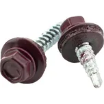 Střešní šroub 4,8 × 20mm, RAL 3005, s EPDM podložkou, bal. 200ks