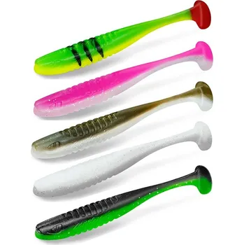 Rybářský háček 5ks - Gumová Nástraha Delphin Zandera UVs 15cm MIX