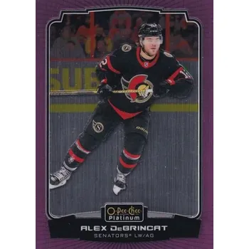 Sběratelská karetní hra paralel karta ALEX DeBRINCAT 22-23 OPC Platinum Matte Pink číslo 2