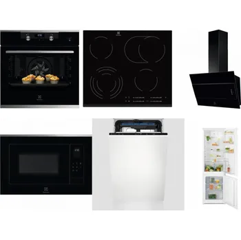 Set domácích spotřebičů ELECTROLUX KODEH70X + ELECTROLUX EHF6547FXK + ELECTROLUX LFV316K + ELECTROLUX LMS4253TMX + ELECTROLUX EEM23100L + ELECTROLUX LND5FE18S