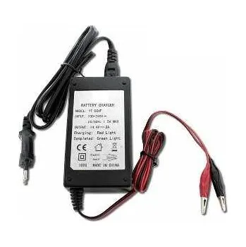Nabíječka baterií Nabíječka 12V/2A (13,7V)pro olověné baterie články (6 cells, 1 batt)