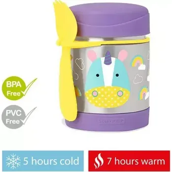 Termoska SKIP HOP Zoo Termoska na jídlo se lžičko/vidličkou Jednorožec 325 ml, 12 m+ (SH2523T.82)
