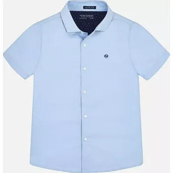 Chlapecká košile Chlapecká košile krátký rukáv Mayoral 6144-93 Celeste