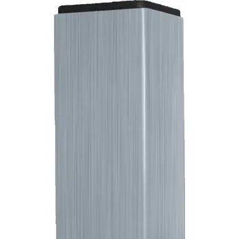 Sloupek čtyřhranný; 60x60/1,5; Zinek Výška (mm): 1600