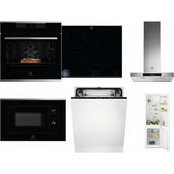 Set domácích spotřebičů ELECTROLUX KOEBP39X + ELECTROLUX LIR60433B + ELECTROLUX LFT426X + ELECTROLUX LMS2203EMX + ELECTROLUX EEA27200L + ELECTROLUX LND5FE18S