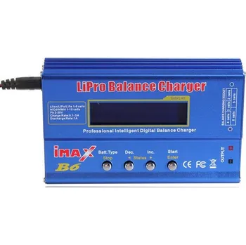 Nabíječka baterií IMAX B6 Digitální RC Lipo NiMh + Napájecí adaptér AC POWER 12v 5A