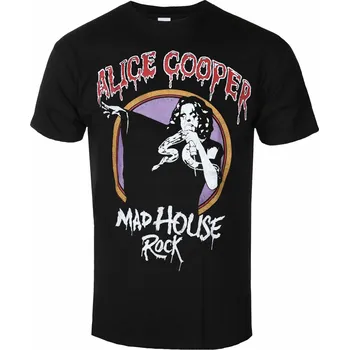 Oblečení a móda Tričko metal pánské Alice Cooper - Mad House Rock - ROCK OFF - ACTEE09MB - L