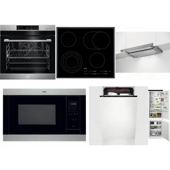 Set domácích spotřebičů AEG BSK782380M + AEG Mastery DirectTouch HK654070FB + AEG DPE5660M + AEG Mastery MSB2547D-M + AEG Mastery MaxiFlex FSE73507P + AEG TSC6M181ES