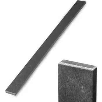 Plotovka Recyklátová; 78x21mm; Rovná; Šedá Výška (mm): 1180