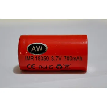 Článková baterie Akumulátor AW IMR 18350 700mAh 3.7V nabíjecí baterie