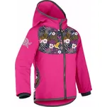 Dětská softshellová bunda Unuo s fleecem Basic Kolibřík fuchsiová velikost 140/146