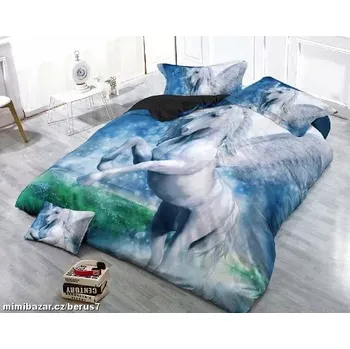 Povlečení POVLEČENÍ fototisk 3D efekt Pegas 02