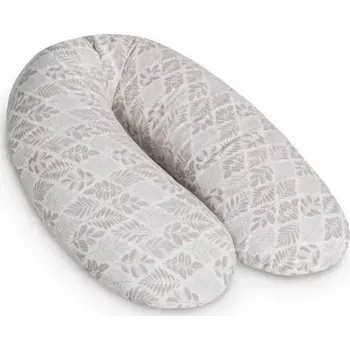 Kojící polštář CEBA Polštář kojicí Cebuška PHYSIO Multi Žerzej Brown Leaves 190 cm (W-741-000-746)