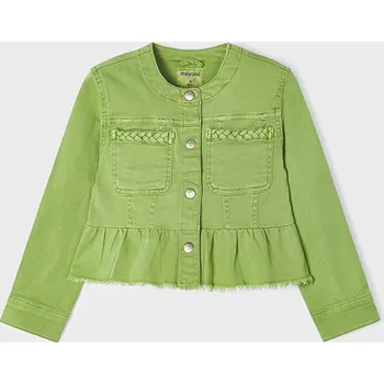 Dívčí bunda Dívčí džínová bunda Mayoral 3473 zelená Rozměr: 134