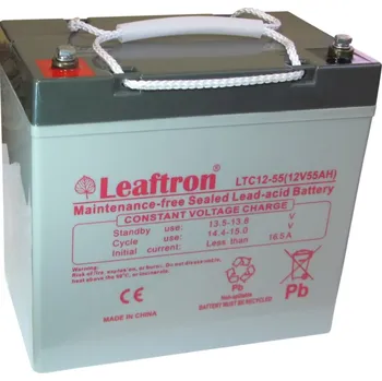 Záložní baterie akumulátor Leaftron LTC12-55 (12V/55Ah)