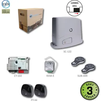 Pohon brány Key Automation TURBOKIT120 pre posuvné brány do 1200kg