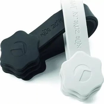 JANÉ Úchyty na kočárek silikónové s magnetem Bronze 4 ks