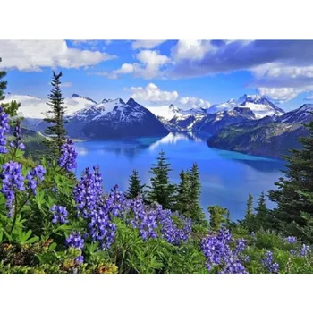 Diamantové malování DIAMANTOVÁ MOZAIKA HORY 01 - SLEVA -50%