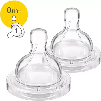 dudlíky Philips AVENT Dudlík Anti-colic/Classic+ 1 novorozenecký průtok, 2 ks (580928)
