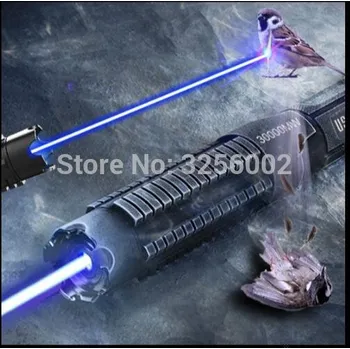 Svítilna Nejsilnější vojenská svítilna Hořící laserová hořák 450nm 5000mw 5W Zaostřitelná modrá laserová ukazovátka Burn paper hunting