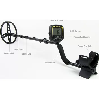 Detektor kovů TX-850 Profesionální detektor kovů Hloubka podzemí 2,5 m detektoru pokladů Gold