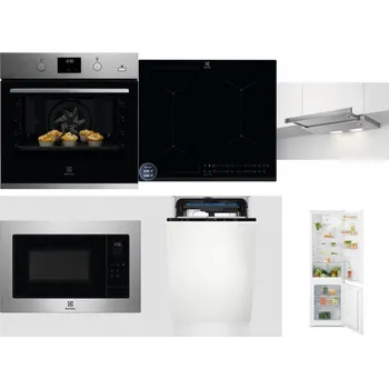 Set domácích spotřebičů ELECTROLUX KODGH70TX + ELECTROLUX EIS62449 + ELECTROLUX LFP326S + ELECTROLUX EMS4253TEX + ELECTROLUX EEM23100L + ELECTROLUX LND5FE18S