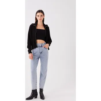 LC Waikiki High Waist Slouchy Dámské džíny LC Waikiki šedá 2465310