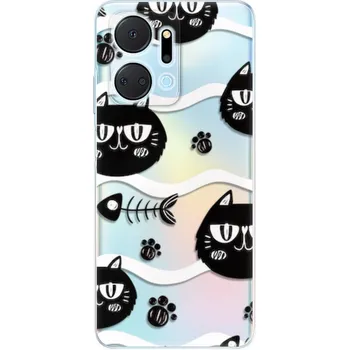Pouzdro na mobilní telefon Odolné silikonové pouzdro iSaprio - Cat pattern 04 - Honor X7a