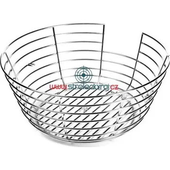 Zahradní gril nerezový koš na dřevěné uhlí s příčkou pro gril KAMADO 23,5"