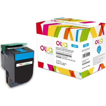 OWA Armor toner kompatibilní s Lexmark C544X2CG, 4000st, modrá/cyan K15156OW