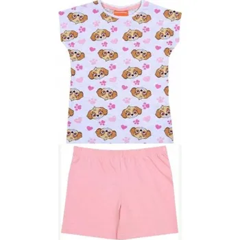 Dívčí pyžamo PYŽAMO TLAPKOVÁ PATROLA (šedo - růžová) Velikost: 3
