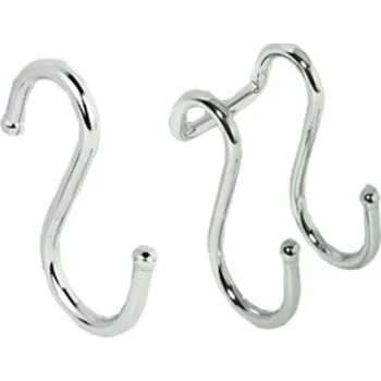 Nábytkové kování závěsný háček jednoduchý matně chromovaný