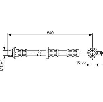 Brzdová hadice Brzdová hadice BOSCH 1 987 476 837