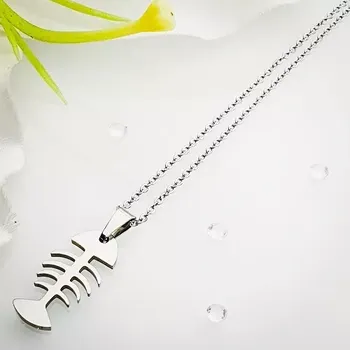 Řetízek Dámský ocelový řetízek - ryba