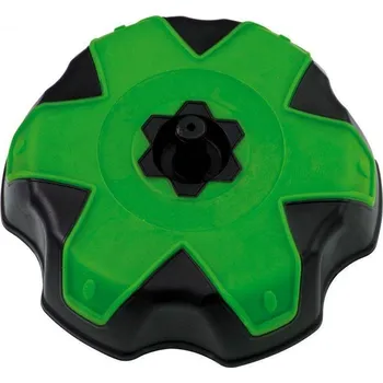 RACETECH víčko nádrže KAWASAKI KX 98-08 KXF 04-16 zelená-černá