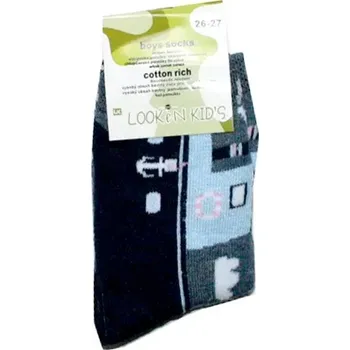 Chlapecké ponožky klasické pro kluky 7878 parník 128/37