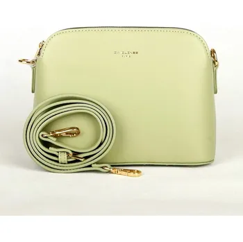Tříoddílová malá jablkově zelená crossbody kabelka David Jones CM6938