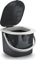 BRANQ WC kbelík P1305 černý/šedý