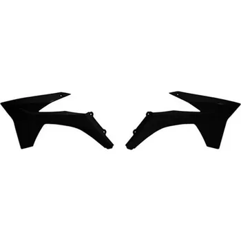 RACETECH kryt chladiče KTM SX/SXF 11-13 EXC 12-13, barva černá (CVKTMNR0011) (KT04022001)
