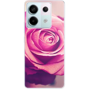 Pouzdro na mobilní telefon Odolné silikonové pouzdro iSaprio - Pink Rose - Xiaomi Redmi Note 13 Pro 5G / Poco X6 5G