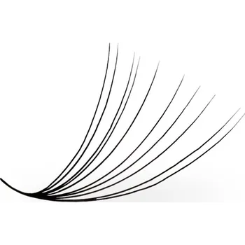 Umělé řasy Luxury Lashes 10D Premium Řasy v Hotovém Vějířku 500 ks Zakřivení umělých řas: CC, Délka umělých řas: 10 mm, Tloušťka řas: 005